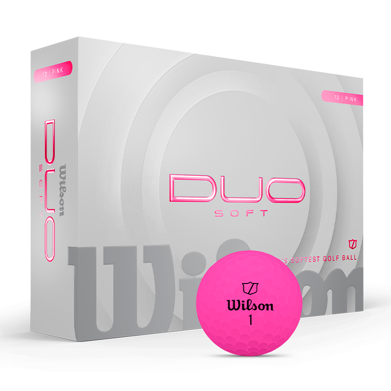 Wilson Duo Soft Golf Balls Pink
